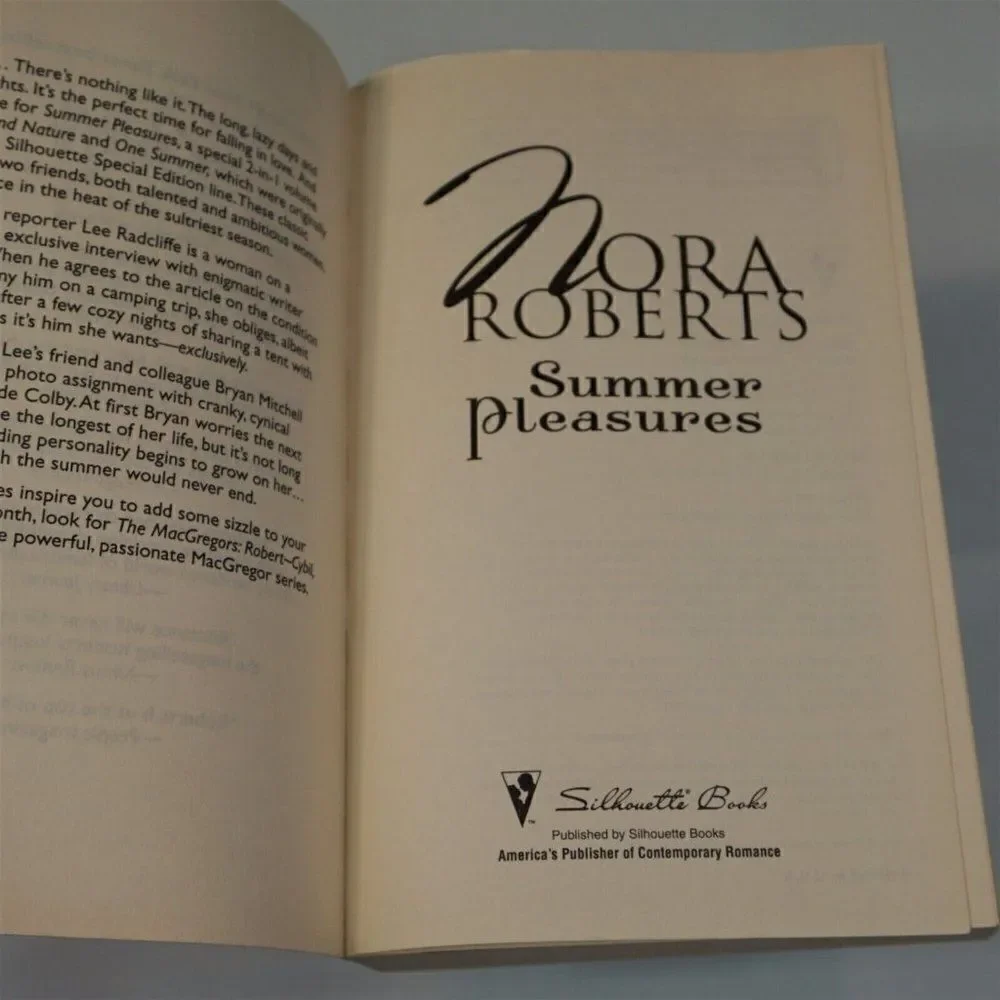 Summer Pleasures: Second Nature & One Summer by Nora Roberts 2002 Paperback